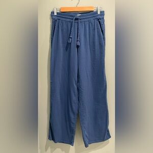 Vineyard Vines Cotton Wide Leg Drawstring‎ Pants-Size XS